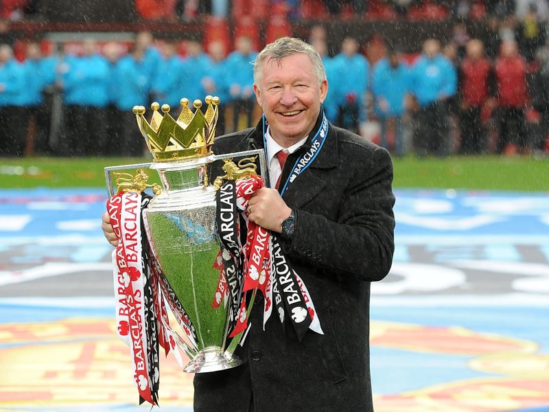Arguably the greatest manager of all time, Sir Alex was the last man to guide Manchester United to a Premier League title. The most successful manager in English football history, he won 13 titles at Old Trafford, lifting the trophy in 1992/93, 1993/94, 1995/96, 1996/97, 1998/99, 1999/2000, 2000/01, 2002/03, 2006/07, 2007/08, 2008/09, 2010/11 and 2012/13. He also won five FA Cups, four League Cups, and two Champions League's alongside various other trophies across his 27 year spell with the Red Devils.