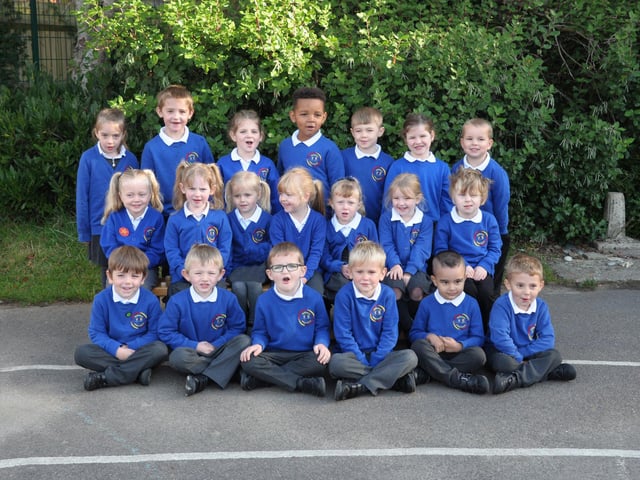 Year R Starters 2021 Wallisdean Infant School Wallisdean Ave Fareham - Lions Class. Picture: Alice Mills