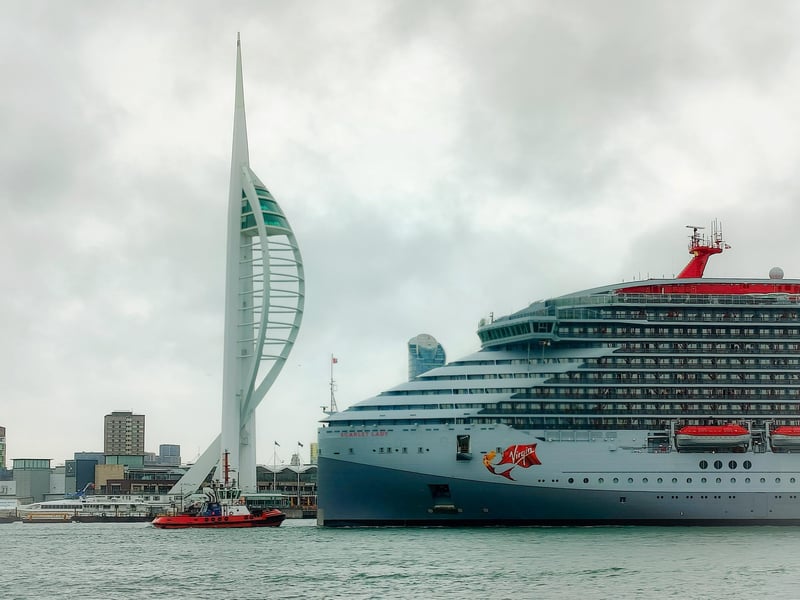 Scarlet Lady Arriving into Portsmouth taken by Ben Dollery