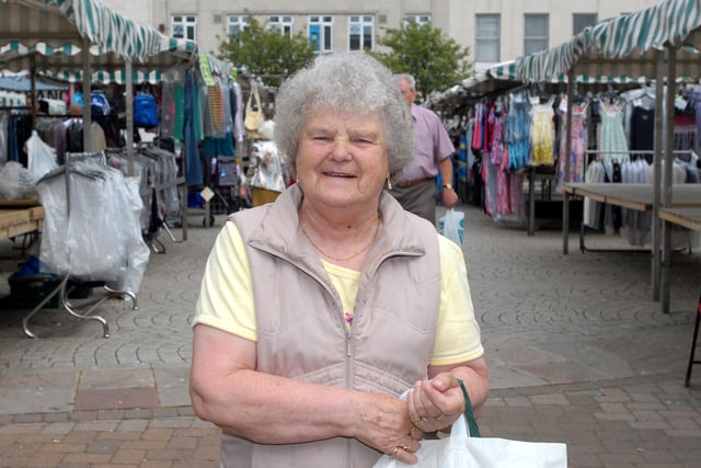 Shopper Eleanor Rundle spared a moment for our photographer in 2011.