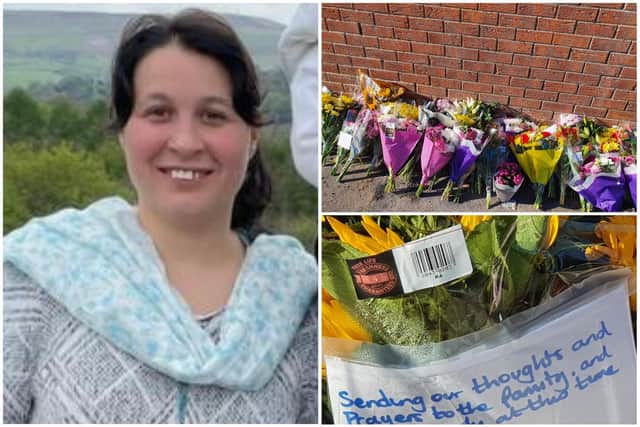 A community remains in shock this week following the death of a mum of two as she was waiting for her child outside a primary school at home time.