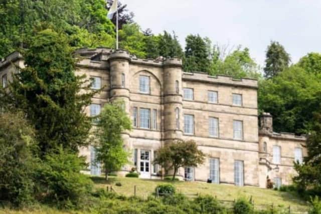 Willerlsley Castle in Cromford was built for Sir Richard Arkwright