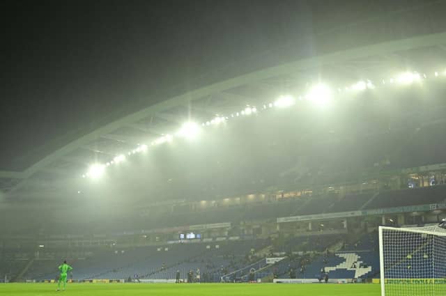 American Express Community Stadium. (Photo by Glyn Kirk - Pool/Getty Images)