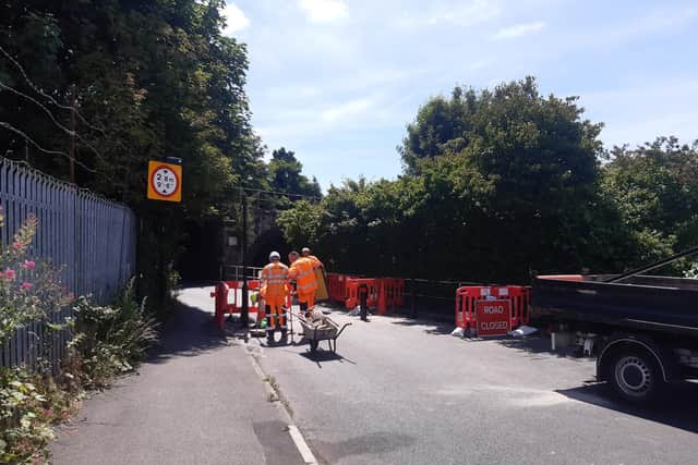 Little London Road in Sheffield has been closed to motor vehicles at the railway bridge near the Rydal Road junction as part of improvements to the Sheaf Valley Cycle Route