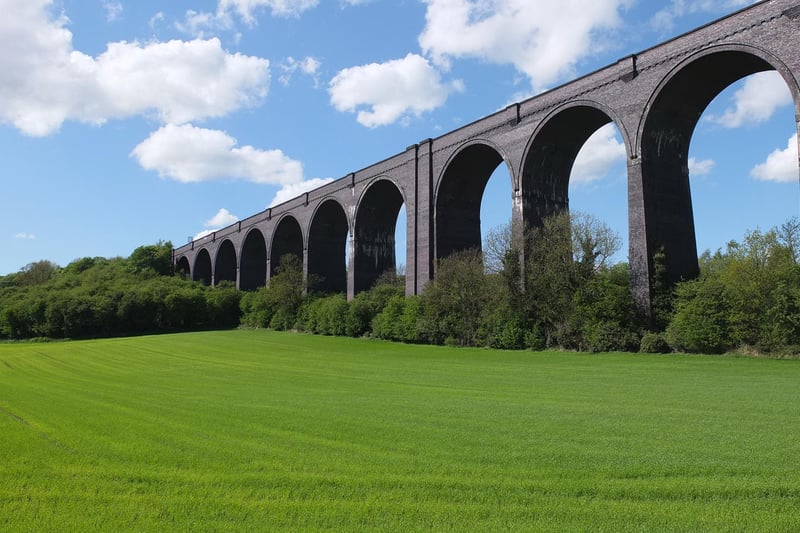 The Conisbrough Viaducts from Colt Seavers.