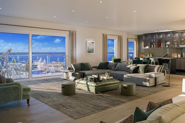 Luxurious four bedroom penthouse apartment with stunning views at unique waterside location - From £1,306,000.