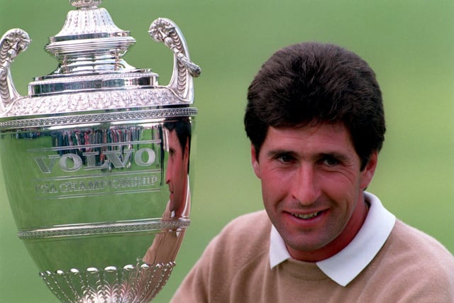 After Seve's double success, Jose Maria Olazabal kept the Spanish flag flying with victory at Wentworth in 1994. The popular Olazabal won by a stroke from Ernie Els.