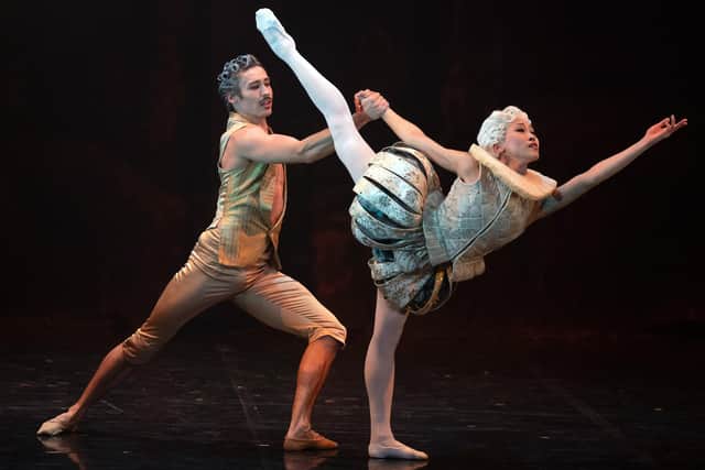 Joseph Taylor and Minju Kang (who is not in the Lyceum cast) in Northern Ballet show Casanova, on stage at Sheffield Lyceum until March 26