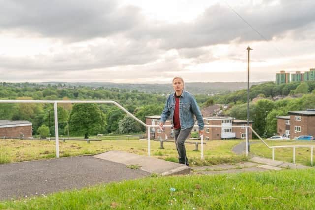 The Full Monty cast have revealed their favourite locations and the Sheffield welcome they received for new Disney+ series. Picture shows Robert Carlyle, as Gaz, with Sheffield's hills in the background
