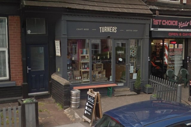 Turner's, a smart-looking shop on Abbeydale Road, says it sells 'the greatest craft beers in all the land'. (https://www.facebook.com/Turners-Craft-Beer-Bottle-Shop-718413578276233)