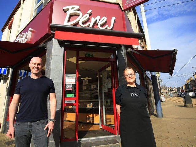Beres, who have 12 pork shops in Sheffield, were the runaway sandwich shop winners with Star readers who answered our social media shout-outs. In this picture of their Hillsborough branch, long-time staff member Ethel, who served the shop for 36 years, was retiring. Ethel is pictured with Richard Beres