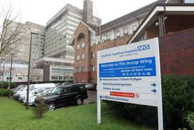 Sheffield's Jessop Wing maternity unit, where baby Cora Sinnott sadly died on July 19, 2020, the day after being born there following an emergency caesarean operation
