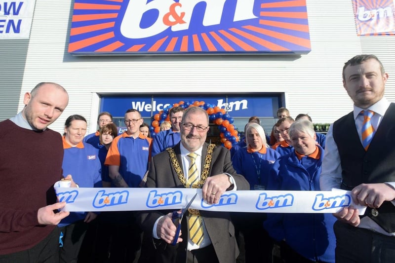 The opening of the new B&M store at Pallion Retail Park in 2017. Did you get along?
