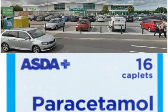 Asda at Handsworth where he was told he could only buy two packets of painkillers in one transaction