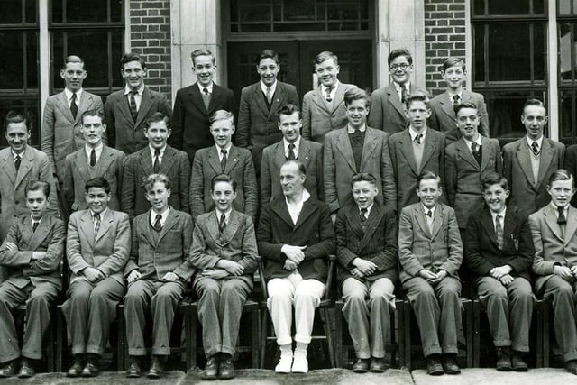 Pupils of High Storrs Grammar School for Boys, Sheffield, 1950