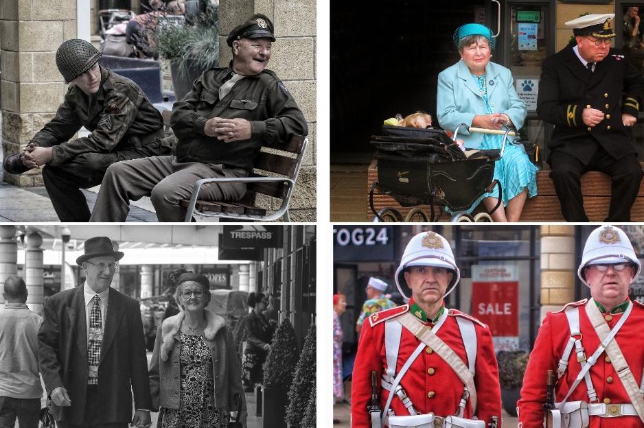 1940s costumes at Lakeside Shopping Village