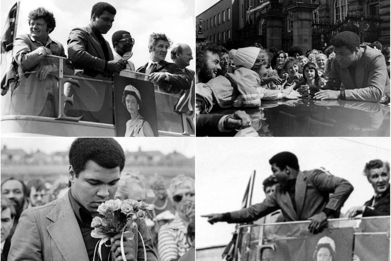 What are your memories of the visit by Muhammad Ali to the region? Tell us more by emailing chris.cordner@jpimedia.co.uk