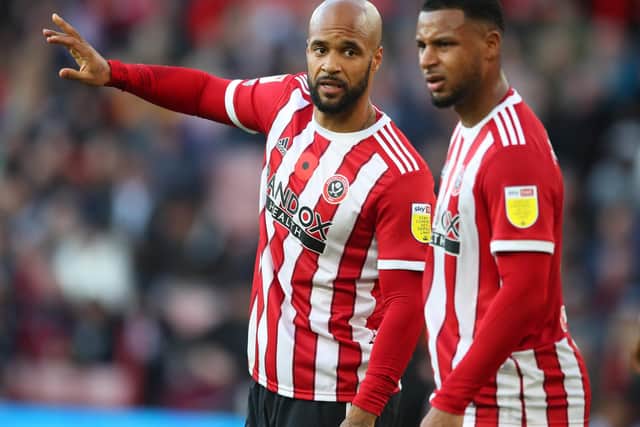 Sheffield United duo David McGoldrick and Lys Mousset are both out of contract this summer: Simon Bellis/ Sportimage