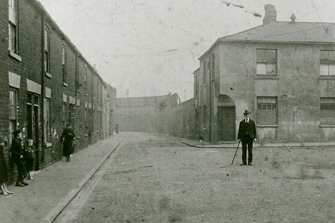 Knowles Street Mission in the early 1900s. Photo: Hartlepool Museum Service.