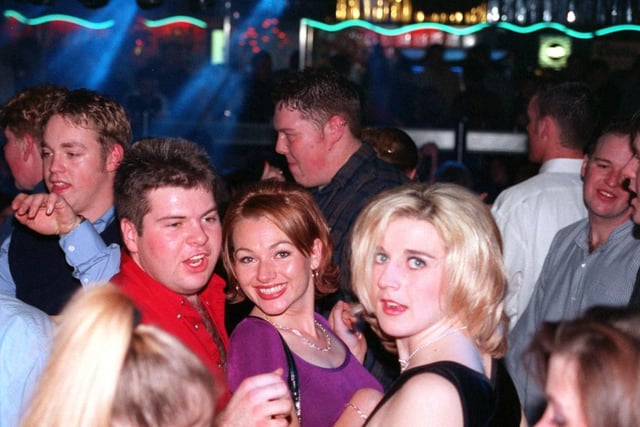 A packed dance floor in 1997
