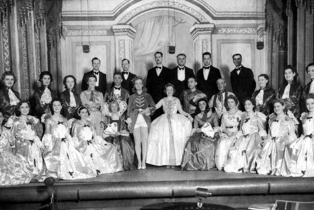 Sleeping Beauty pantomime at Wadsley Hospital (Middlewood Hospital), Sheffield in 1936