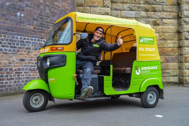 Emmaus said there will also be a chance for the volunteers to drive the distinctive Emmaus Tuk-Tuk at promotional events.