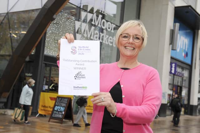 The Moor Markets receive an Outstanding Contribution Award in the Sheffield City Centre Retail Awards