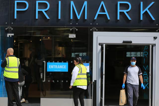 The que length at Primark in Meadowhall was reportedly two hours on Wednesday evening.
