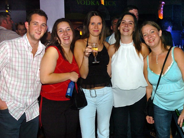 Revellers having a good time at the Time & Envy nightclub, South Parade, Southsea - (044752-0080)