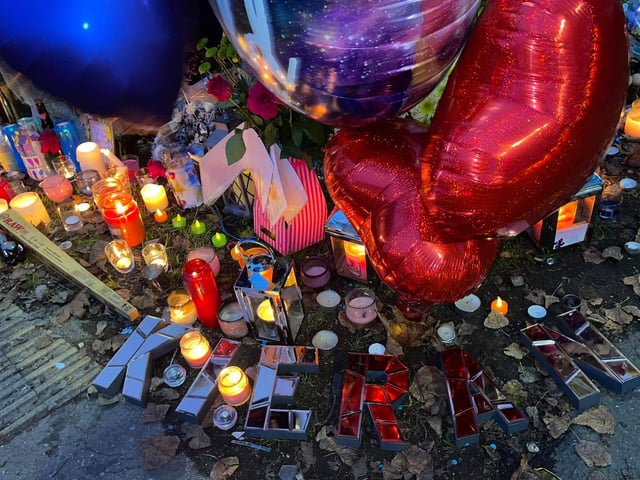 The vigil was attended by around 150 people. Photo from Jordan Thomas.
