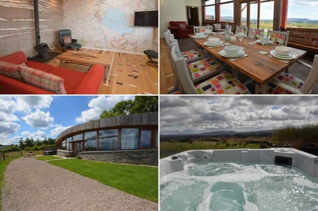 The Leven Earthship is perfect for a get-together with family and friends.