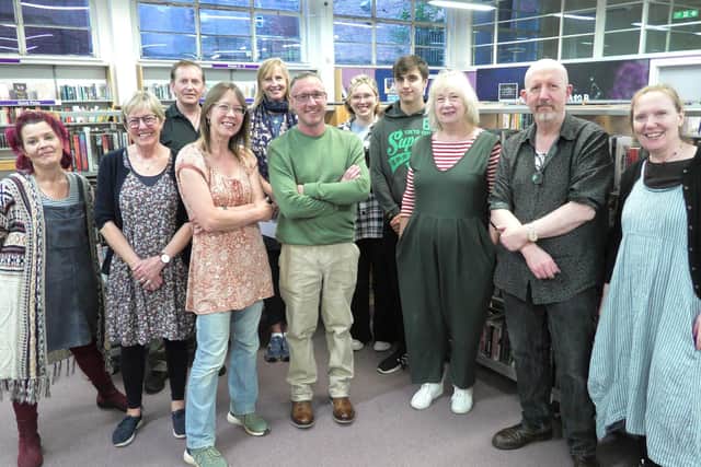 The writers, cast and crew of Lady Chillers which is on at Scarborough Library