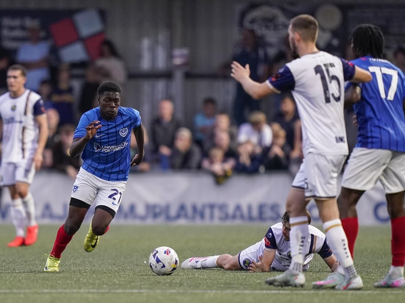 Had a glorious chance to score on 55 mins when racing onto Osifo’s ball from the left, but placed it wide. However, played a key role in Osifo making it 2-0 with his cross from the right. Very positive and always wanted the ball.