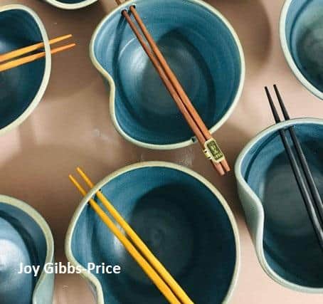 Bowls created by Joy Gibbs-Price.