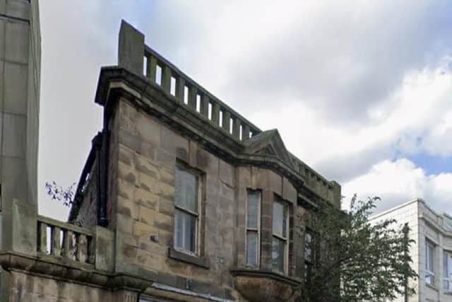 32–34 Corporation Street, noted for architectural detailing and contribution to the historic commercial area.