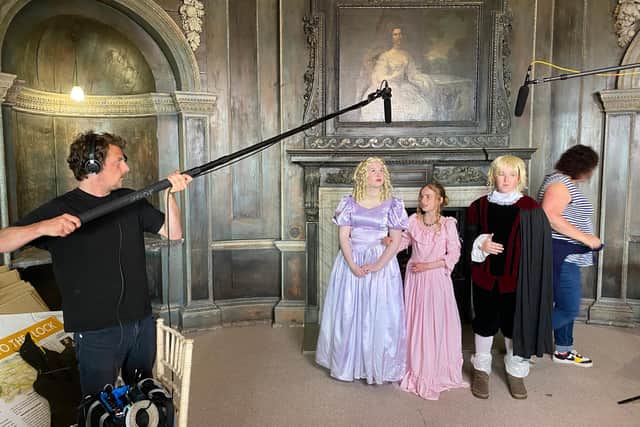 South Yorkshire film maker and multi media specialist Wayne Sables has stepped into the past to help bring the story of historic Wentworth Woodhouse to life for a new generation of visitors.