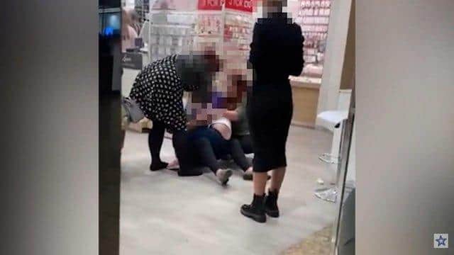 A mum who was captured in a viral video holding her daughter while she had her ears pierced at Lovisa, Meadowhall, has been identified by the police in Sheffield