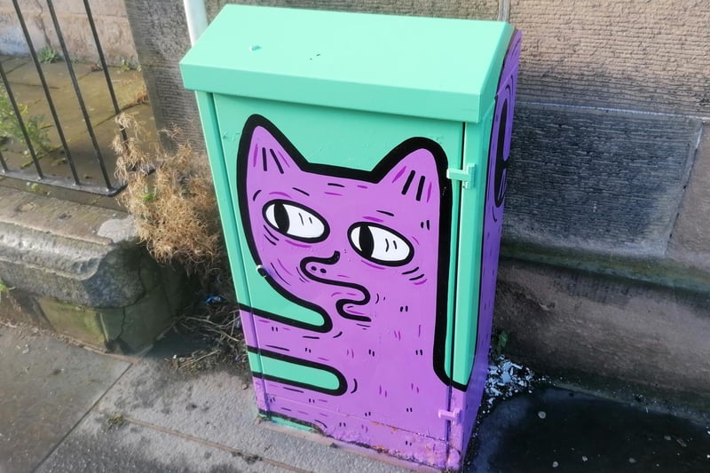 Even utility company boxes can be the backdrop for fantastic pieces of art - this one can be down down around Constitution Street in Leith