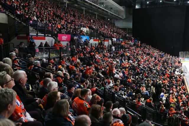 Steelers fans packed out the arena