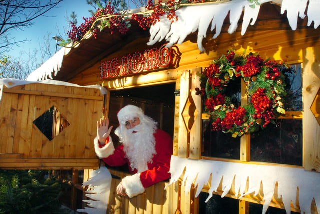 Santa in his grotto at Liberty Brown on the Hylton Retail Park. Remember this from eight years ago?