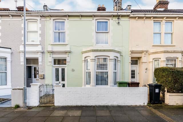 This four bedroom house in Beresford Road, Portsmouth is on sale for £250,000.