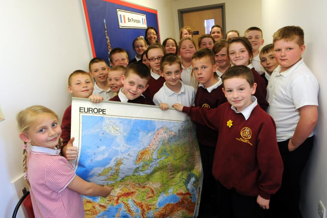 Holy Trinity Primary School pupils returned from a four day trip to France in this 2012 photo but can you spot someone you know?