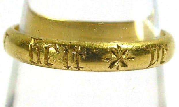 A symbol of lost love? The Tickhill Ring. Picture: Heritage Doncaster
