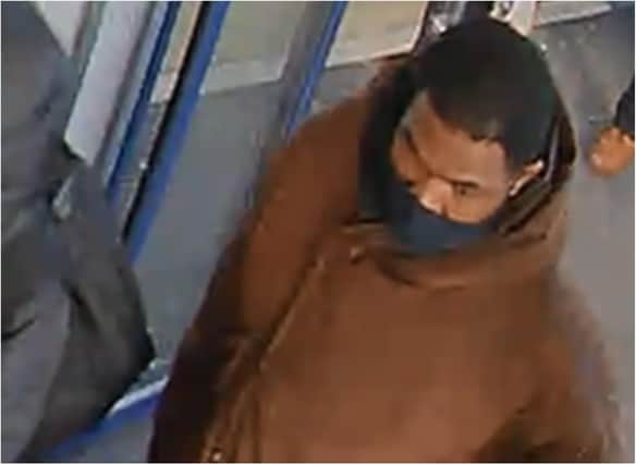 BTP officers want to trace this man over a sexual assault on board a train to Sheffield