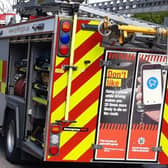 Firefighters had to be called out to Stannington, Sheffield, last night after the contents of a skip were set alight.