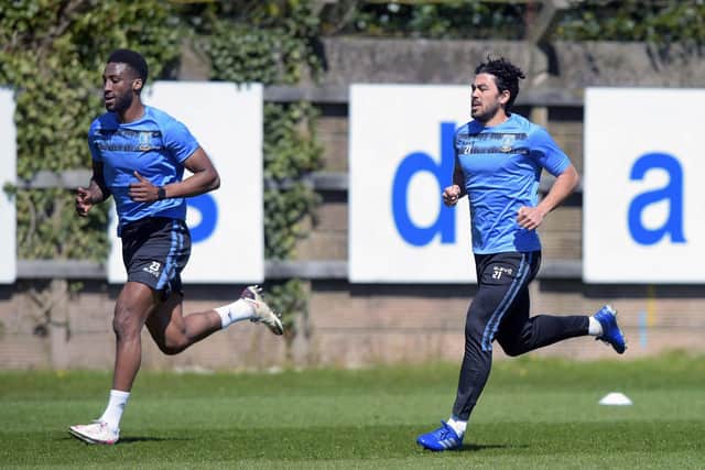 Chey Dunkley and Massimo Luongo are making progress. (via @SWFC)