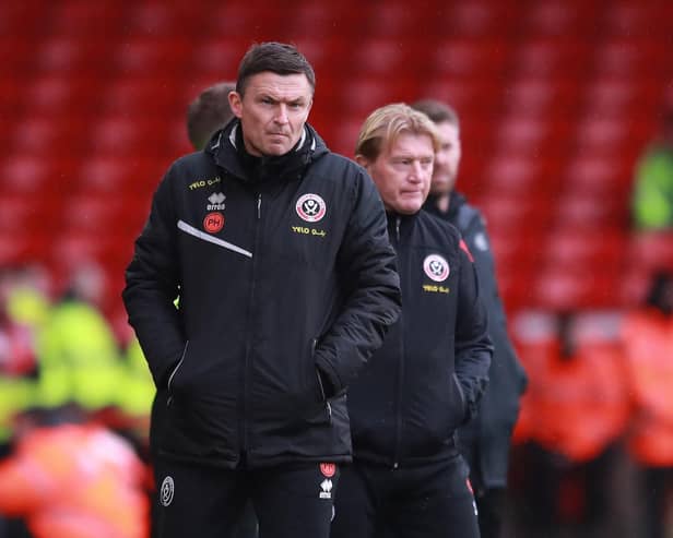 Paul Heckingbottom admits Sheffield United might be feeling the tension: Simon Bellis / Sportimage