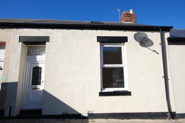 This one bedroom terraced house in Hendon is on the market with a £38,000 guide price.
