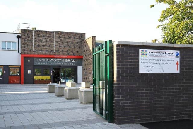 Handsworth Grange Community Sports College in Sheffield