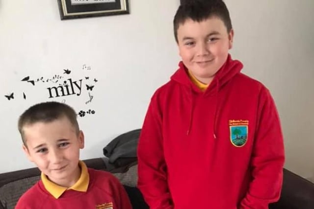 Leanne Watson said: Liam and Jay, ages 7 and 10, Shilbottle Primary School.